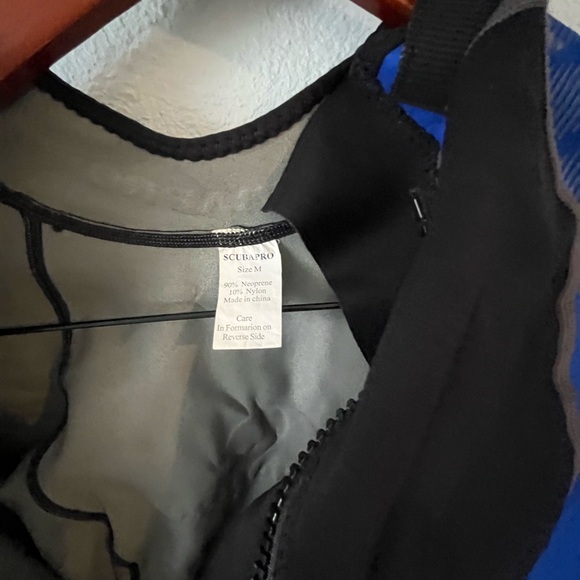 Women's Blue and‎ Black One Piece Swim Suit - Picture 3 of 6